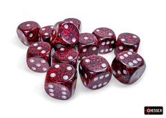 Speckled Silver Volcano 16mm d6 Dice Block (12 dice) - CHX25744